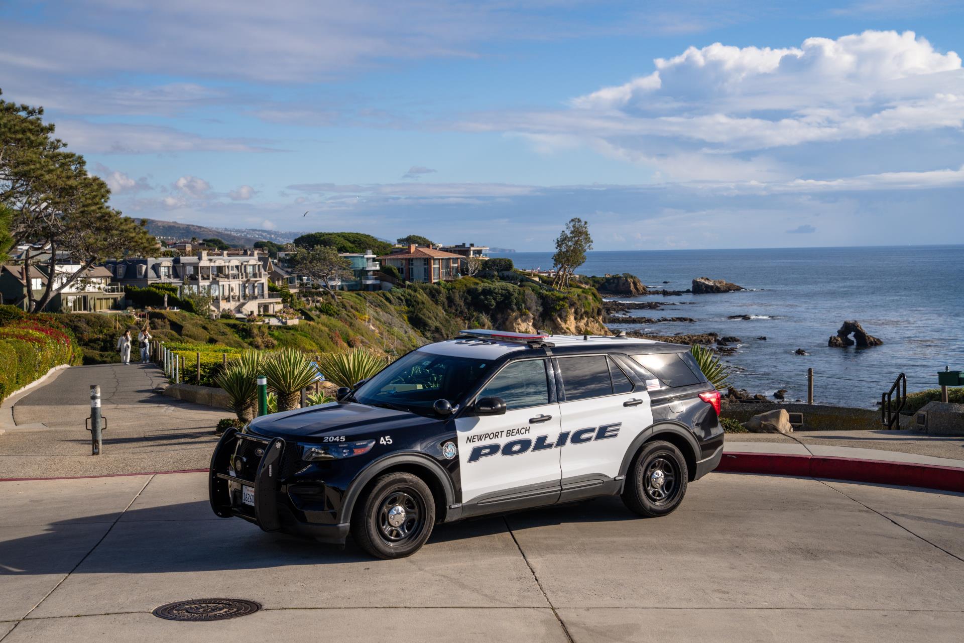 NBPD Vehicle at Inspiration Point