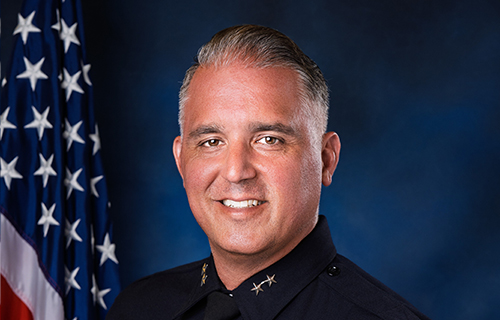 Cropped portrait of Deputy Chief Randell